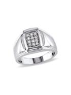 Sonatina Sterling Silver & 0.2 Tcw Diamond Ring