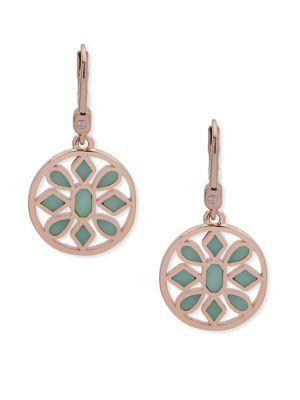 Ivanka Trump Crystal Round Drop Earrings