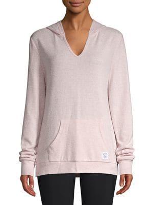 Sam Edelman V-neck Pullover Hoodie