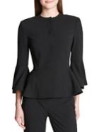 Tommy Hilfiger Crepe Bell-sleeve Blazer