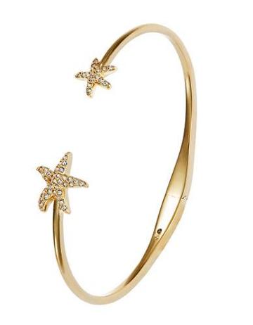 Nadri Rhinestone Starfish Cuff Bracelet