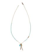 Chan Luu Turquoise, Mother-of-pearl & 18k Gold-plated Sterling Silver Pendant Necklace