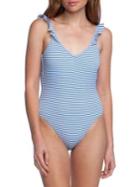 Polo Ralph Lauren Ruffled Back 1-piece Swimsuit