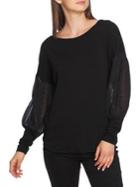 1.state Embroidered Long-sleeve Top