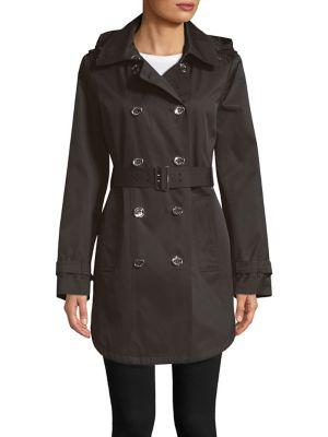 Calvin Klein ??elted Trench Coat