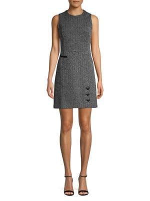 Anne Klein Tweed Fit-&-flare Dress