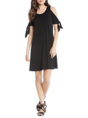 Karen Kane Cold-shoulder Knot Dress