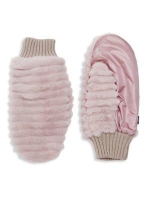 Echo Faux Fur Mittens