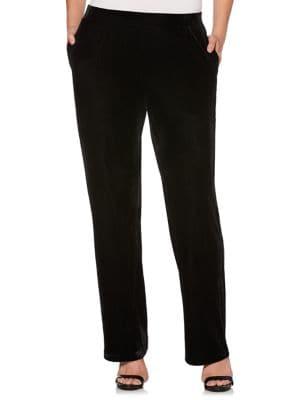 Rafaella Petite Classic Velvet Pants