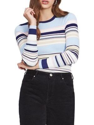 Miss Selfridge Striped Knit Top