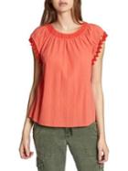 Sanctuary Gobe Tassel Crinkle Top