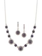 Givenchy Crystal Necklace & Earrings Set