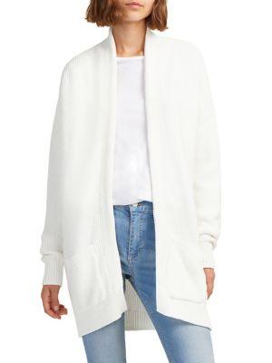 French Connection Moss Stitch Mozart Cotton Cardigan