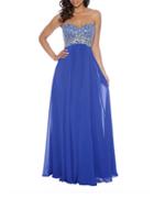 Decode 1.8 Plus Embellished Strapless Gown