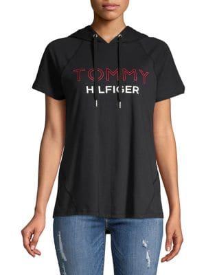 Tommy Hilfiger Performance Short-sleeve Logo Hoodie
