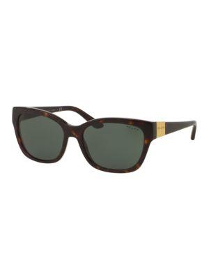 Ralph By Ralph Lauren Eyewear 55mm Tortoise Square Sunglasses, 0ra5208