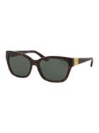 Ralph By Ralph Lauren Eyewear 55mm Tortoise Square Sunglasses, 0ra5208
