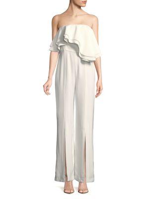 Cmeo Collective Ruffle Strapless Jumpsuit