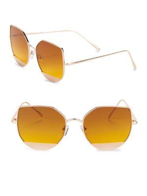 Steve Madden 58mm Butterfly Sunglasses