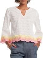 Trina Turk California Dreaming Humboldt Lace Top