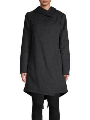 Bcbgeneration High-low Hooded Jacket