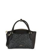 Karl Lagerfeld Paris Textured Veronica Boucle Satchel