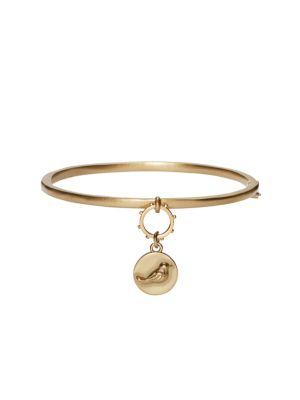 Vince Camuto Charmed Pieces Hummingbird Bangle Bracelet