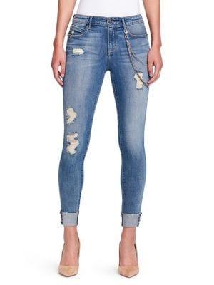 Skinny Girl Skinny Ankle Pieced Jeans