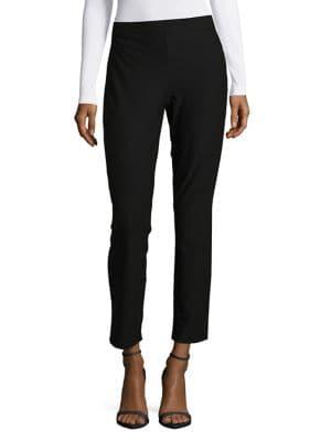 H Halston Pull-on Cropped Pants