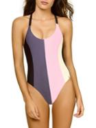 Pilyq Farrah One-piece Colorblock Swimsuit