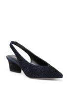 Donald J Pliner Gema Leopard Suede Slingback Pumps