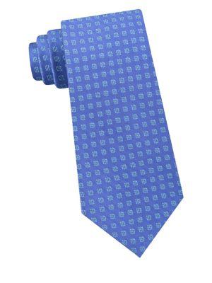 Michael Kors Four Point Square Neat Silk Tie