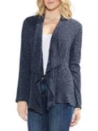 Vince Camuto Estate Jewels Ribbed Draped Cardigan
