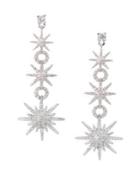 Cz By Kenneth Jay Lane Celestial Star Crystal Drop Earrings