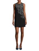 Calvin Klein Plus Lasercut Floral Sheath Dress