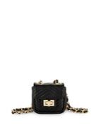 Steve Madden Goldtone And Chevron Belt Bag