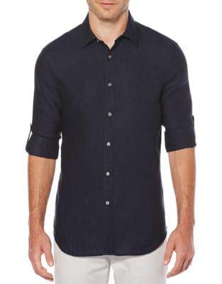 Perry Ellis Regular-fit Button-down Shirt