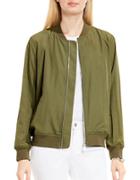 Two By Vince Camuto Tuscan Solid Bomber Jacket