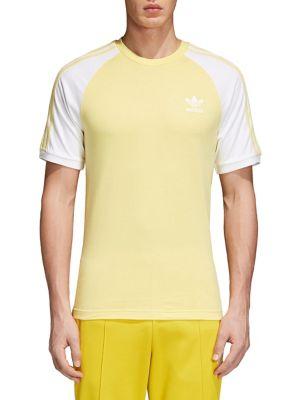 Adidas Three-stripe Cotton Tee