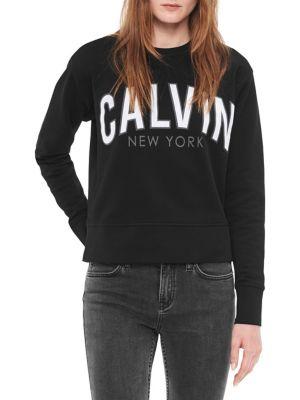 Calvin Klein Jeans Flocked Logo Sweatshirt