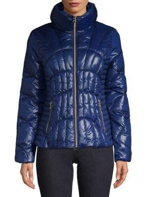 Guess Zip Front Puffer Jacket