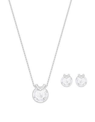 Swarovski Two-piece Crystal Bella Necklace & Earrings Set