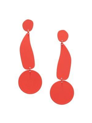 Mango Mixed-pendant Statement Earrings