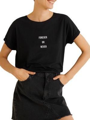 Mango French Message Tee