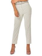 Dorothy Perkins Striped Ankle Grazer Tailored-fit Trousers