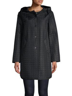 Max Mara Quilted Hooded Jacket