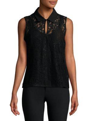 Calvin Klein Sleeveless Lace Top