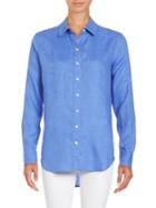 Lord & Taylor Linen Button-down Shirt