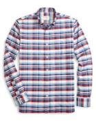 Brooks Brothers Red Fleece Oxford Yarndyes Plaid Button-down Shirt