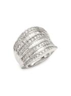 Effy 14k White Gold And 1.45 Tcw Diamond Ring